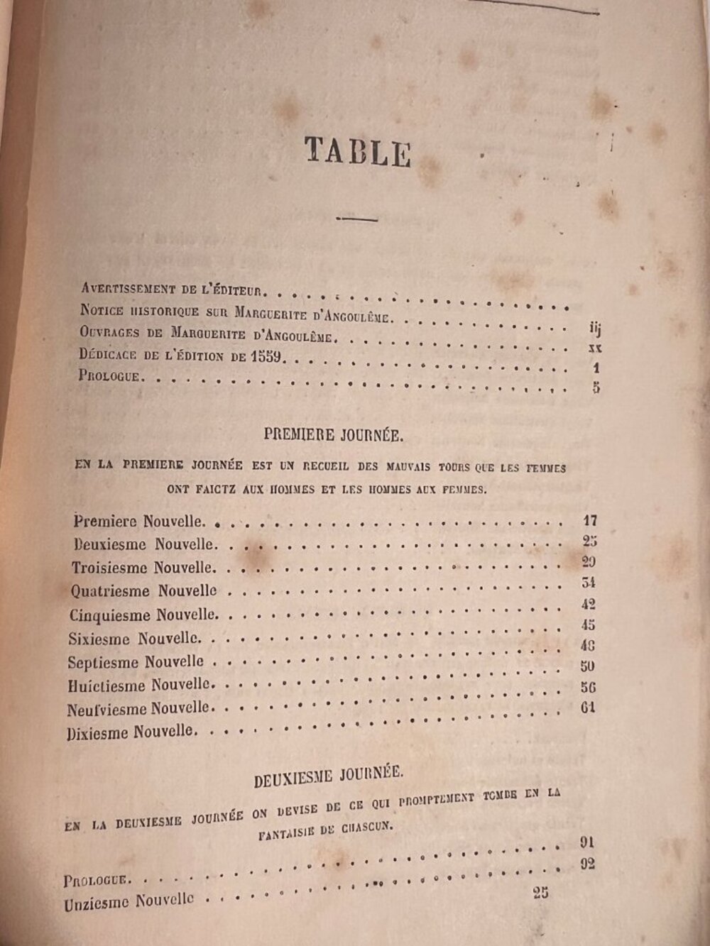 Antique 1860 Book L'Heptaméron des Nouvelles Marguerite d'Angoulême P.L. Jacob - Picture 8 of 13